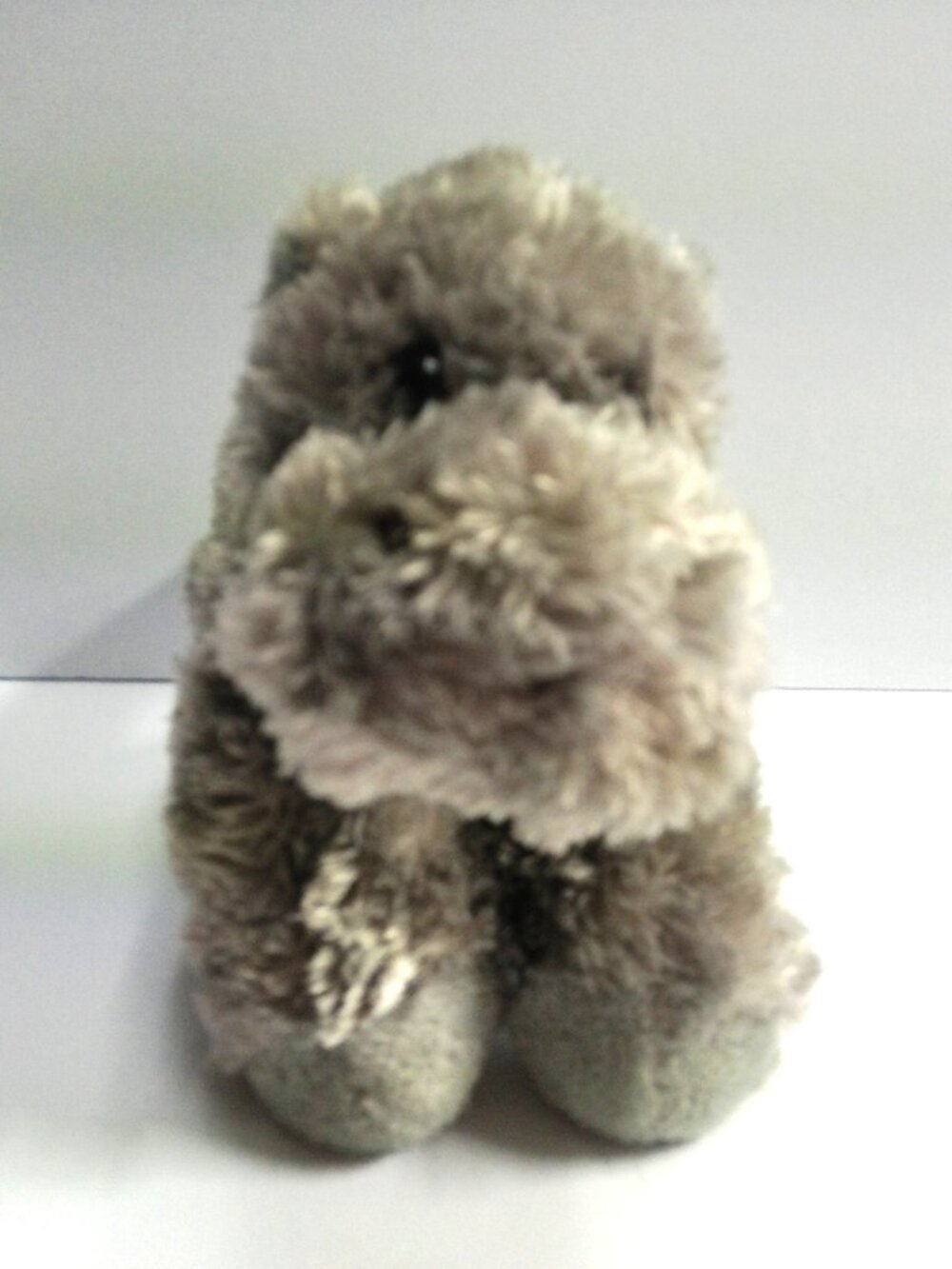 Aurora Mini Flopsie Howie Hippo Stuffed Animal Plush Gray 8" Long Lying 2015